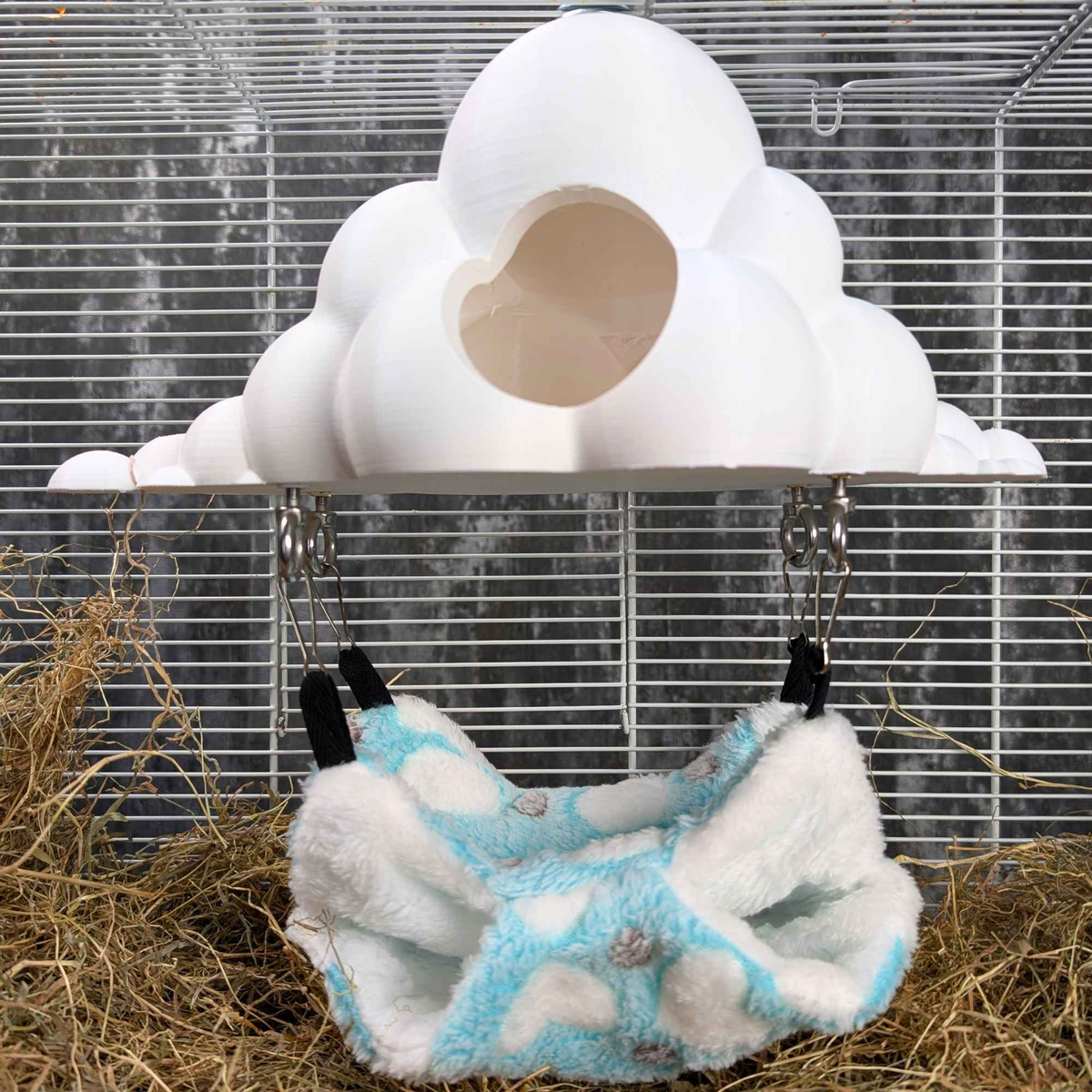 Cloud Hideaway Pet Hammock natural light colour reference