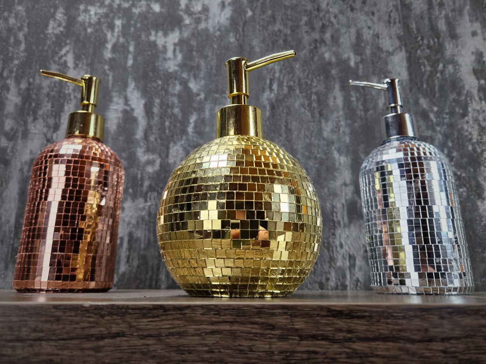 Disco Mirror Soap Dispenser