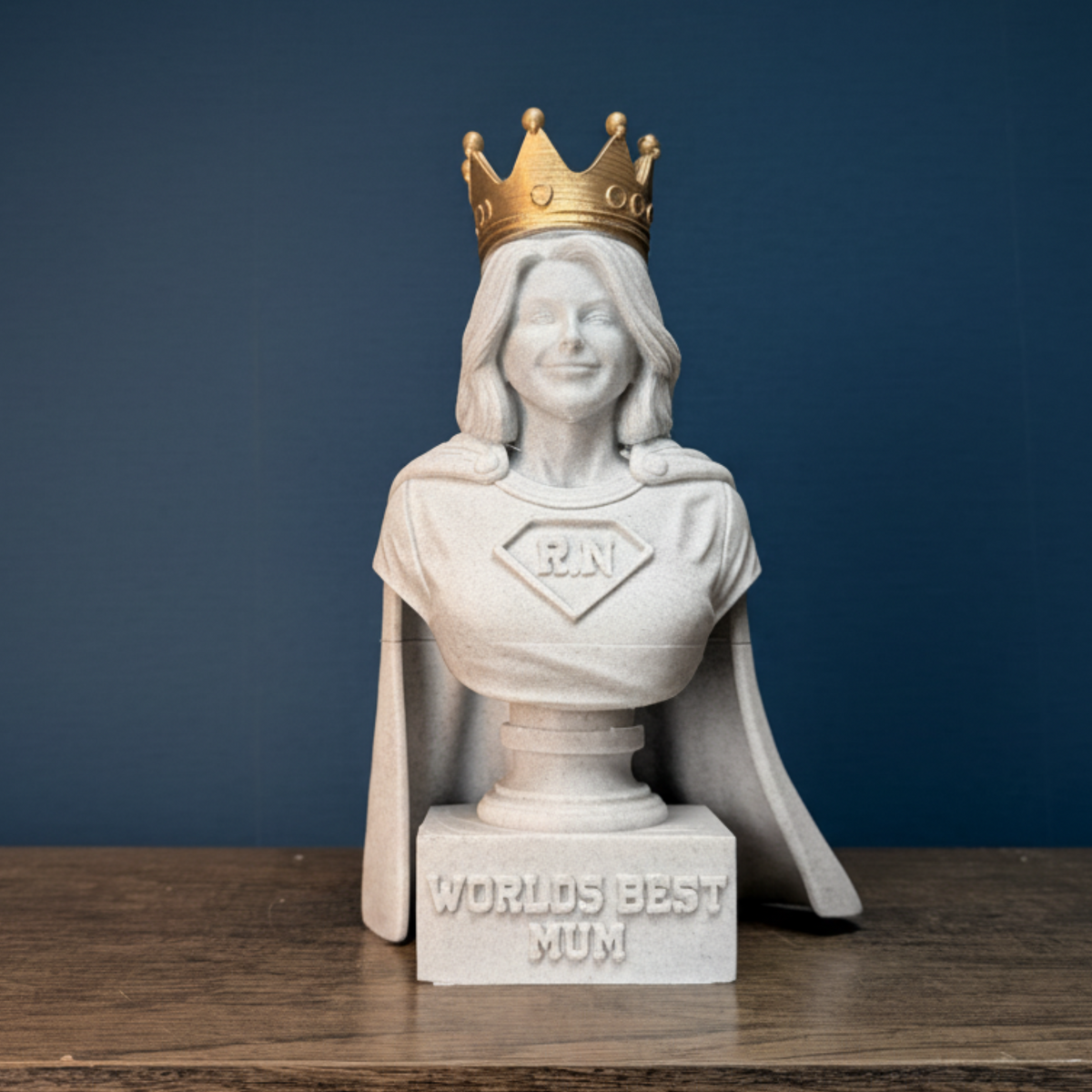Custom Mum Statue lifestyle context shot