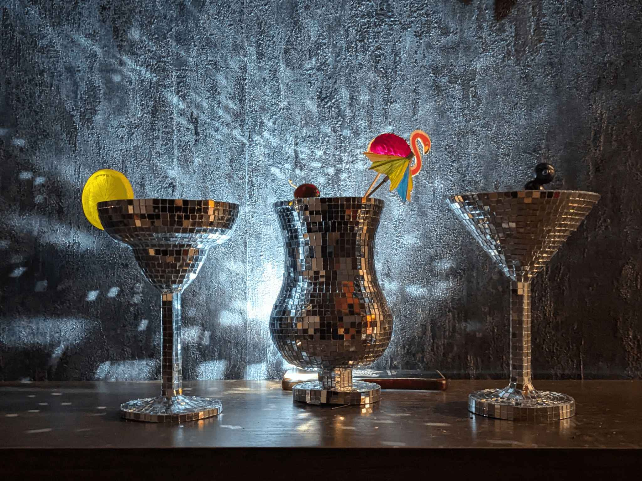 Disco Ball Cocktail Glassware Set