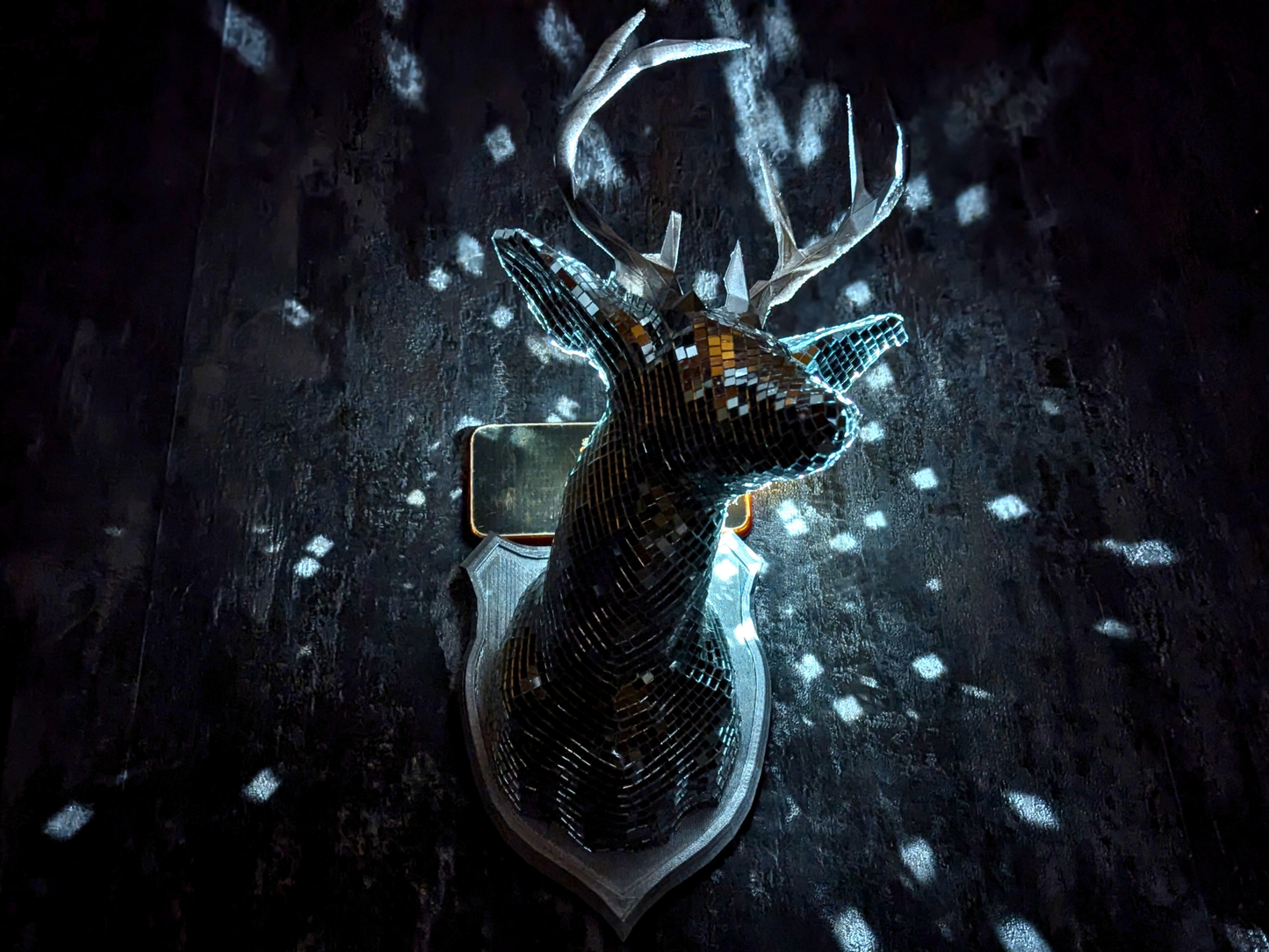 Starlight Stag Mirror Bust