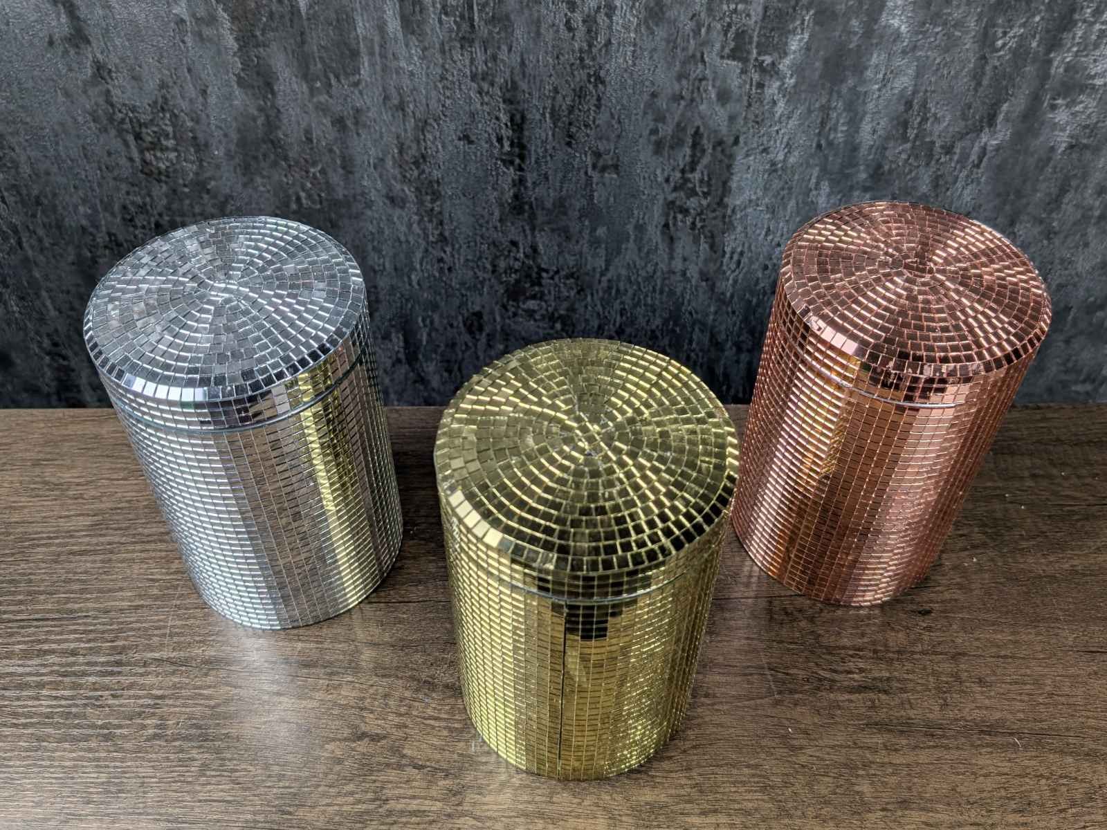 Mirrored Disco Kitchen Storage Canister Set