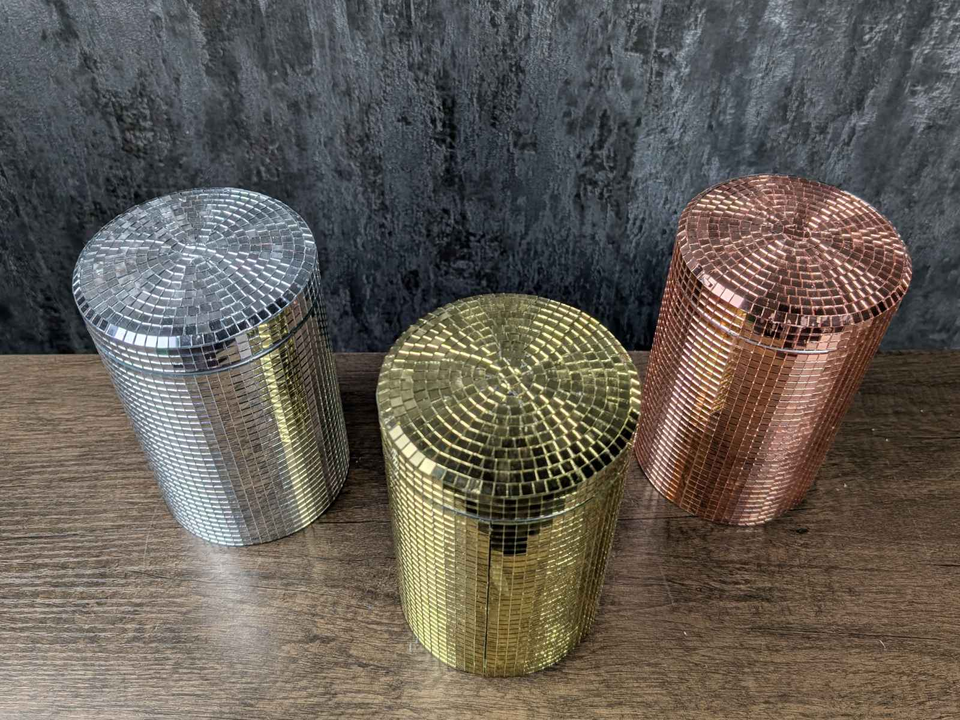 Mirrored Disco Kitchen Storage Canister Set alternate angle view