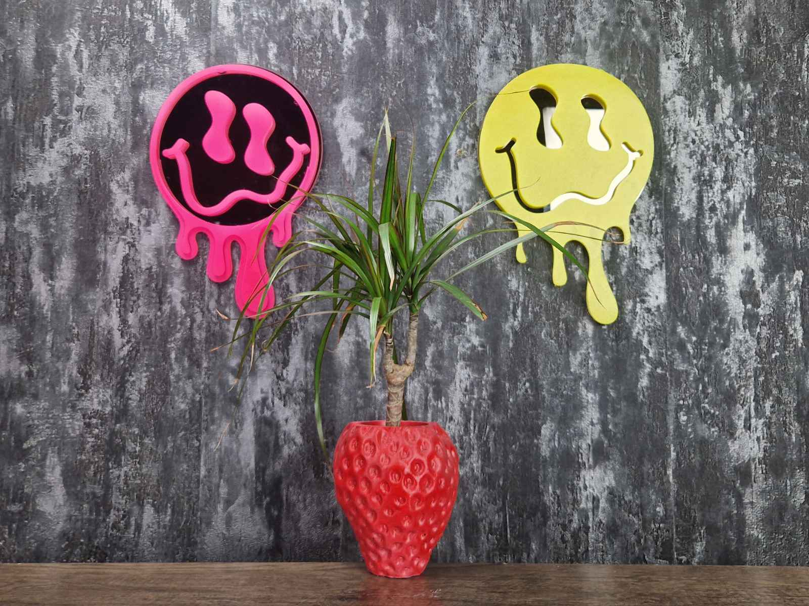 Groovy Neon Drip Mirror