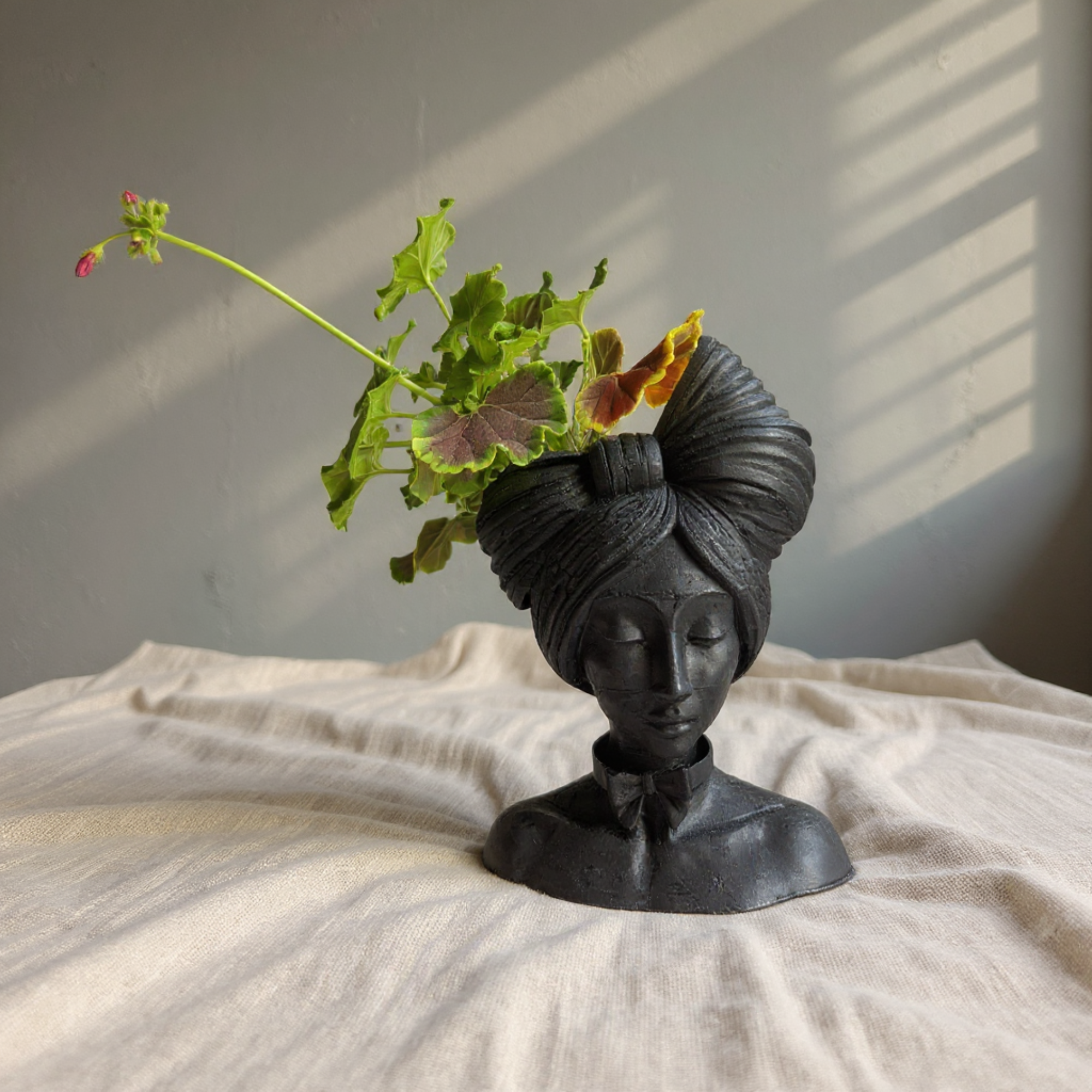 Laila Head Planter & Body Vase | Modern Concrete Sculpture