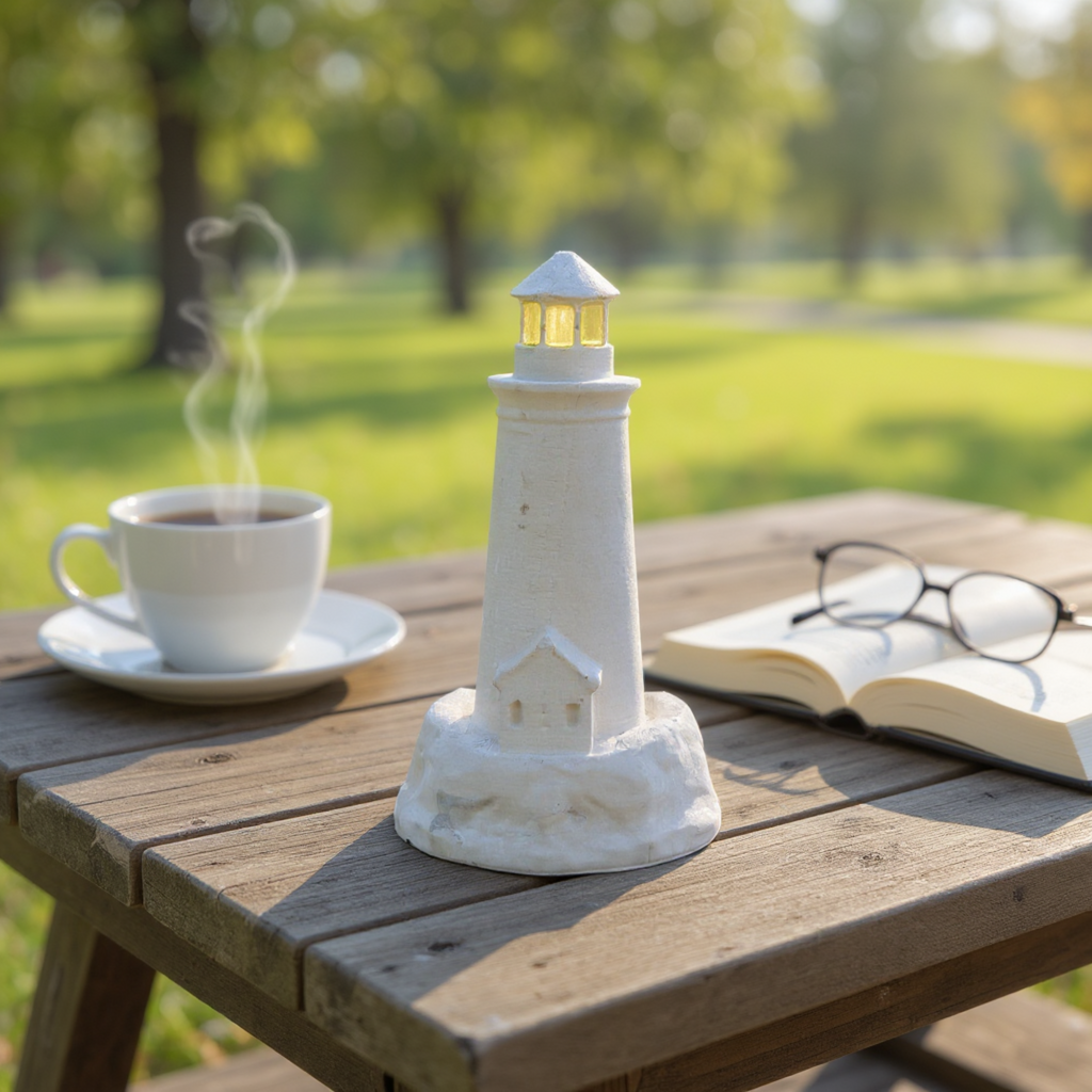 Coastal Lighthouse Statue