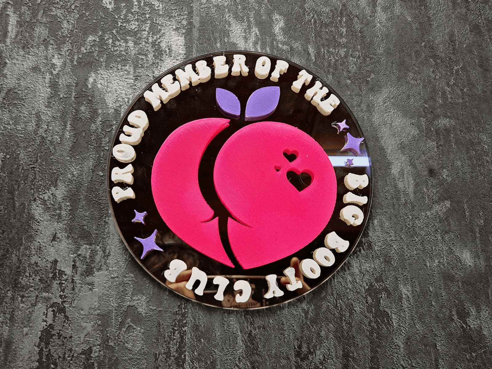 Cheeky Peach Wall Mirror