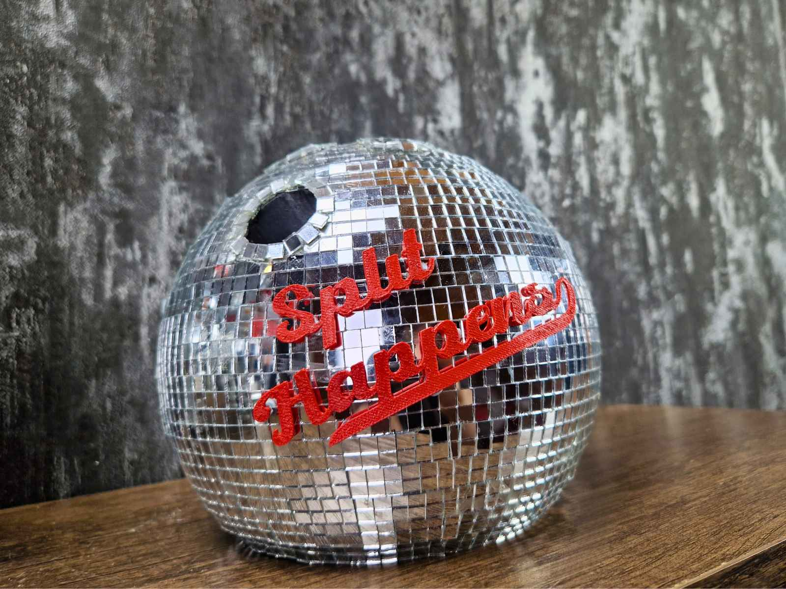 Personalized Disco Bowling Trophy Set