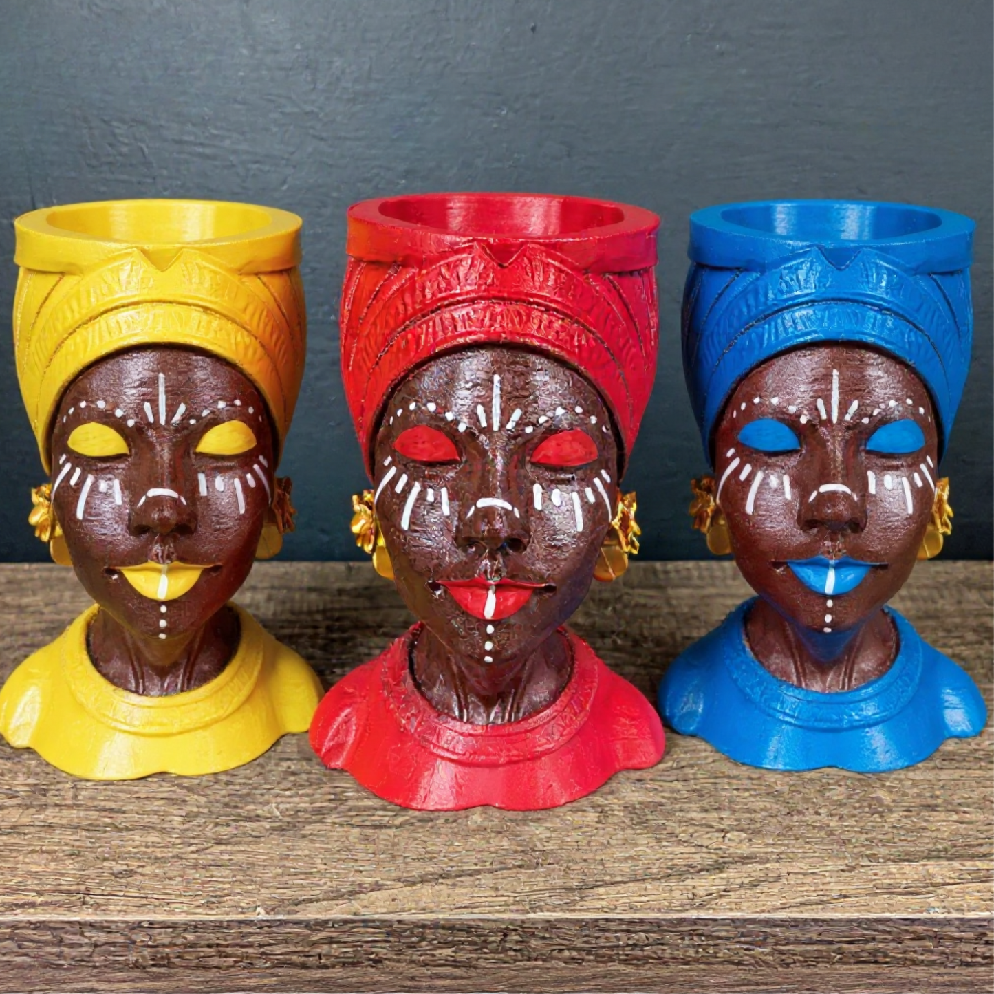 Woman Head Planter UK Made