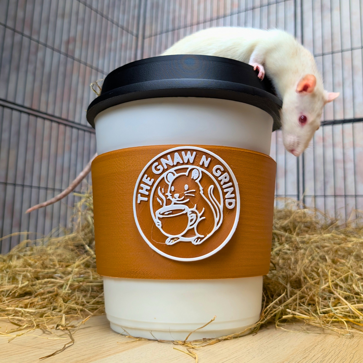 Rat Hide Coffee Cup side profile view