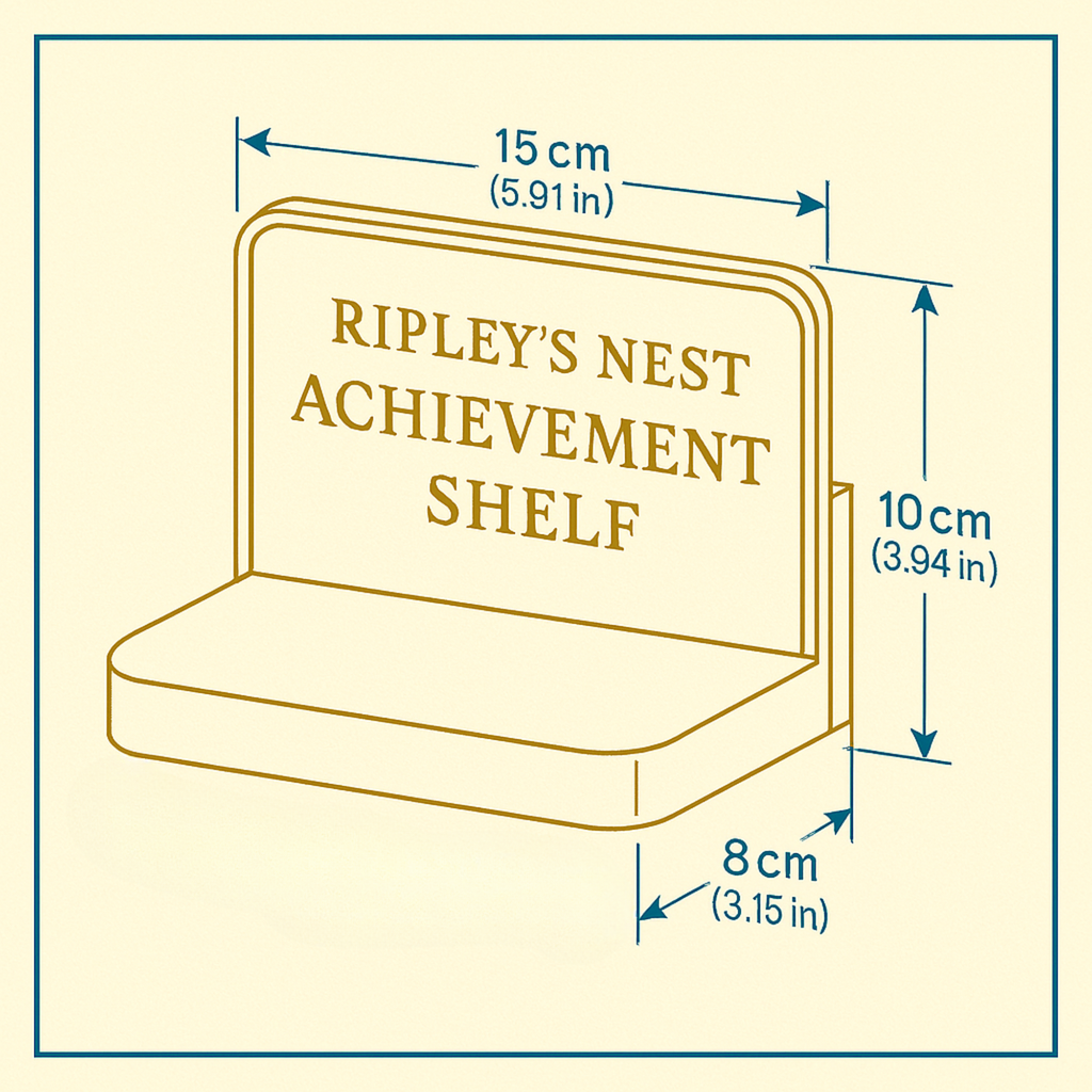 Cute Rat Toy & Custom Shelf