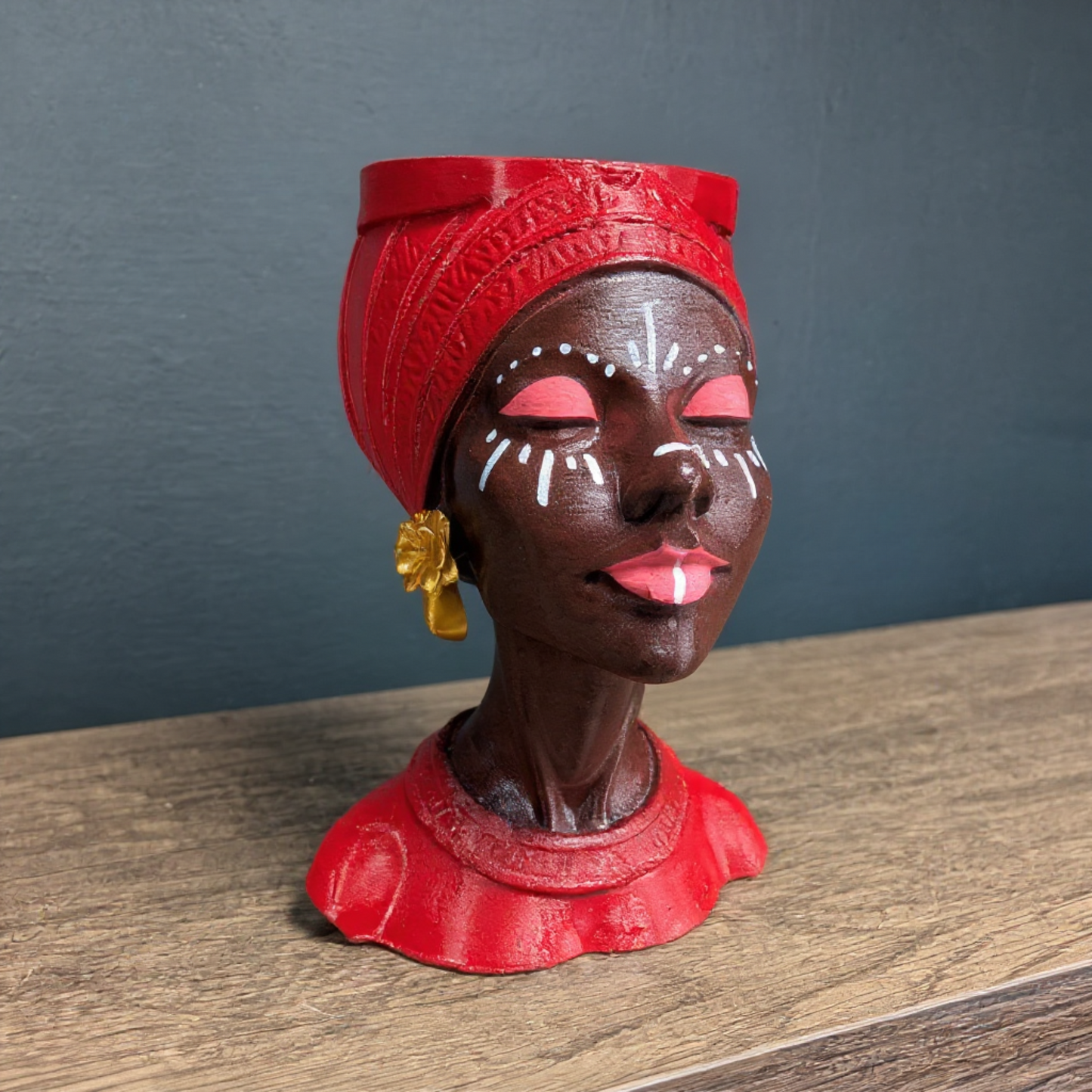Woman Head Planter UK Made