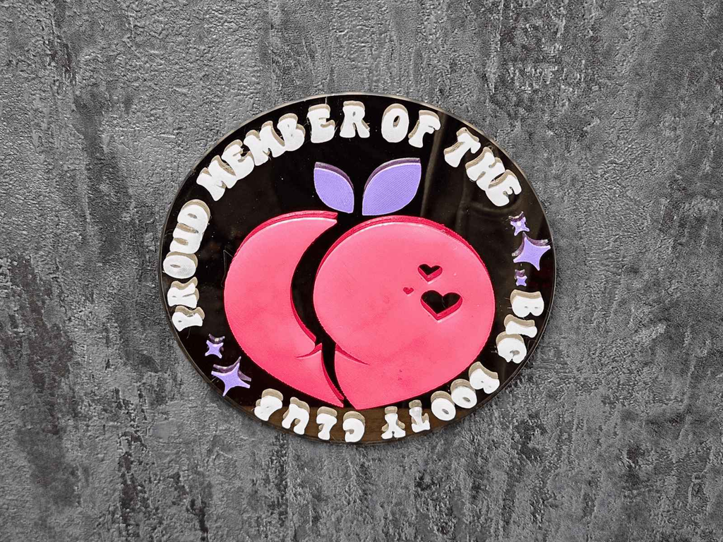 Cheeky Peach Wall Mirror
