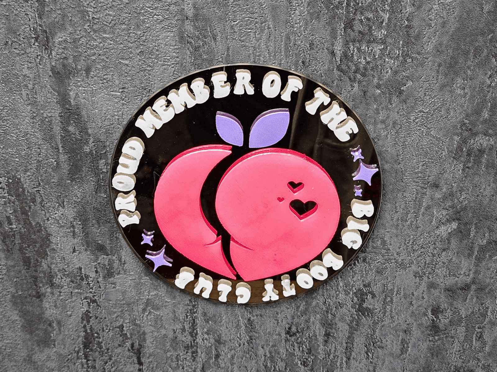 Cheeky Peach Wall Mirror