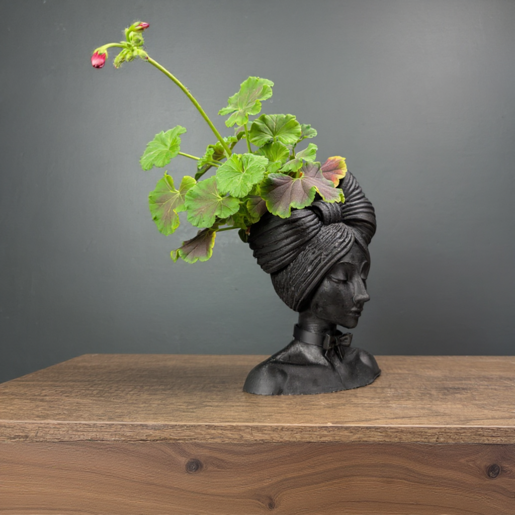 Laila Head Planter & Body Vase | Modern Concrete Sculpture