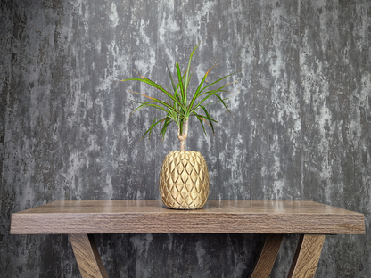 Golden Pineapple Planter