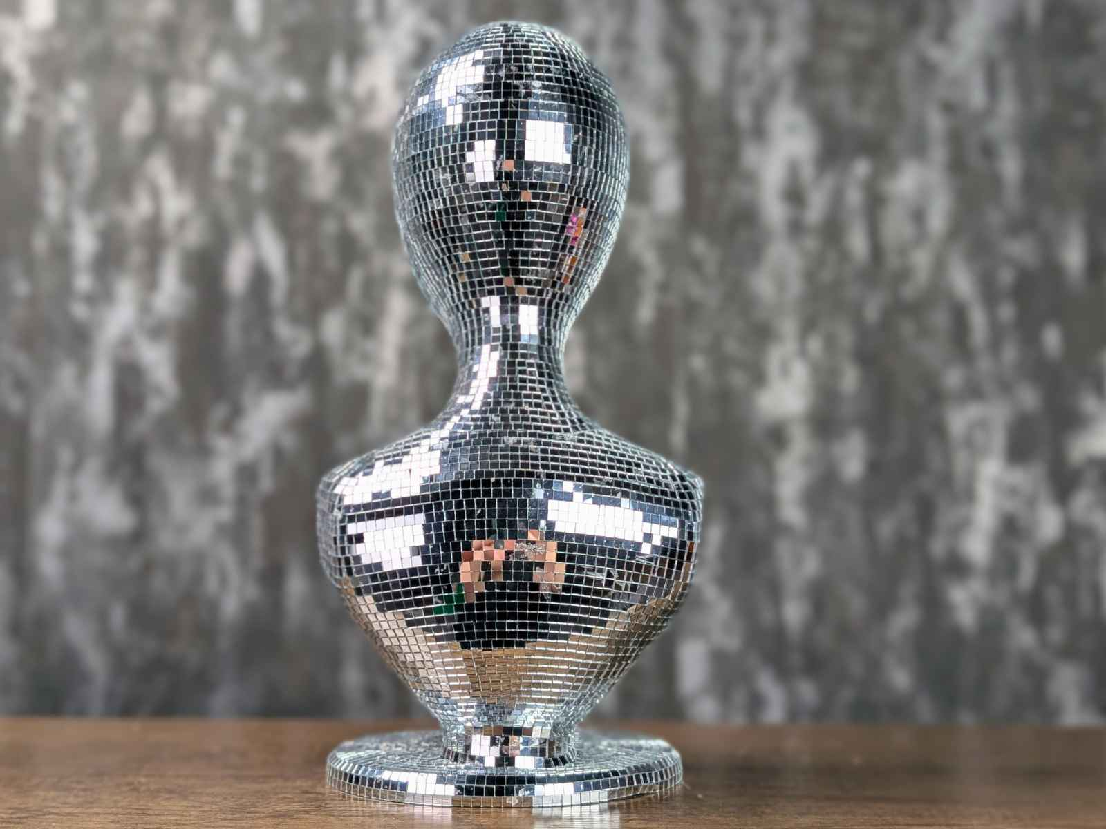 Mirror Ball Mannequin Head