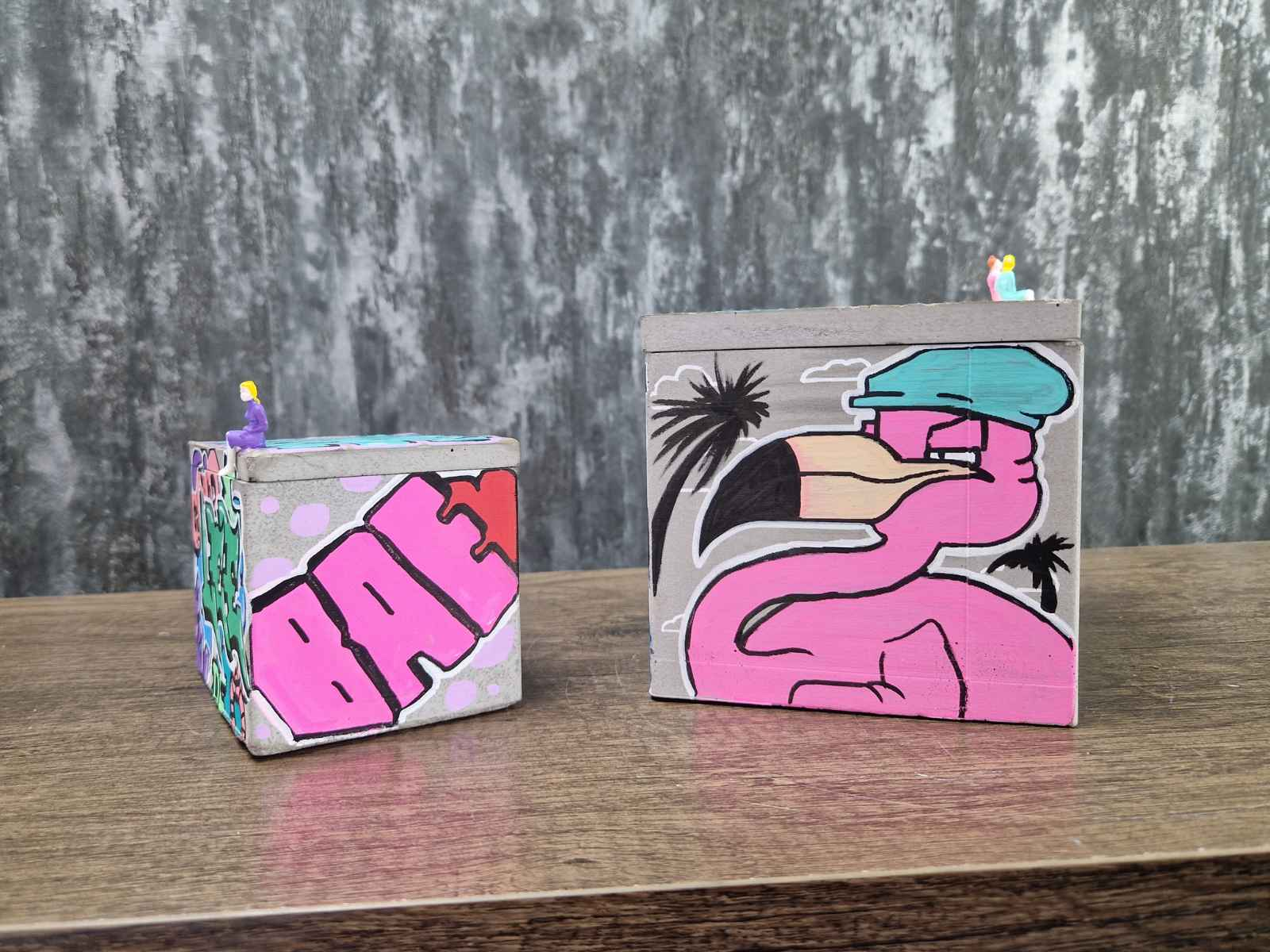 Graffiti Concrete Box