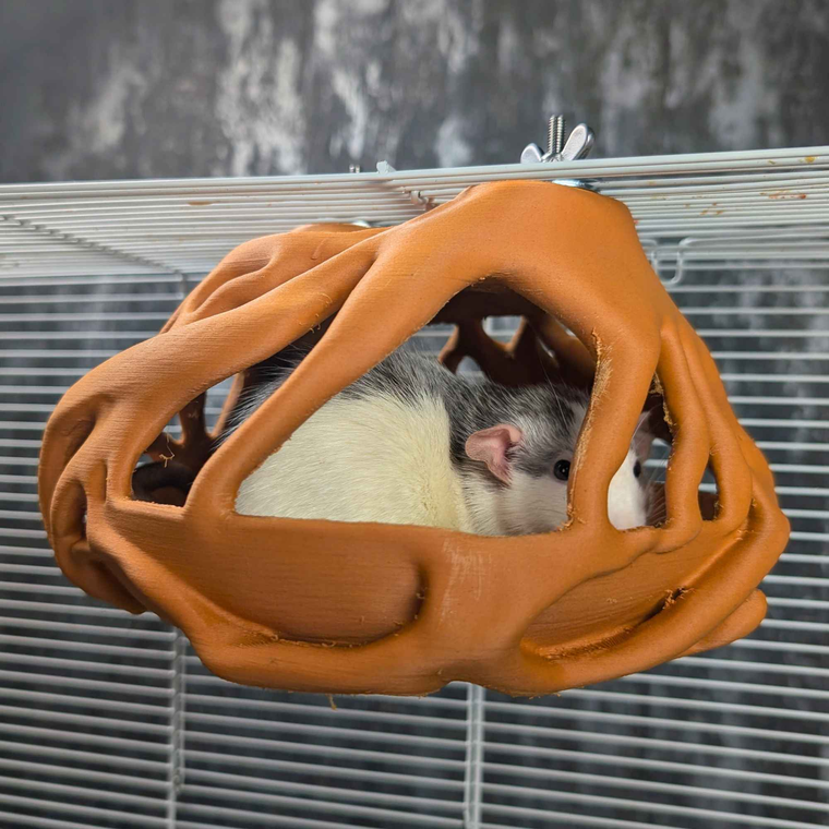 Natural Root Burrow Rat Hideaway - handmade cage accessory | Ripleys Nest