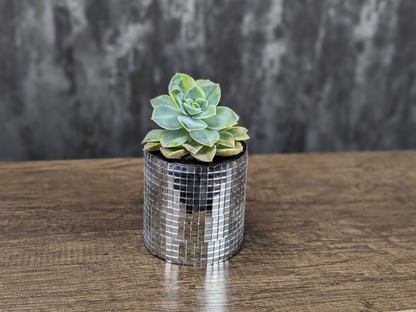 Disco Ball Plant Pot