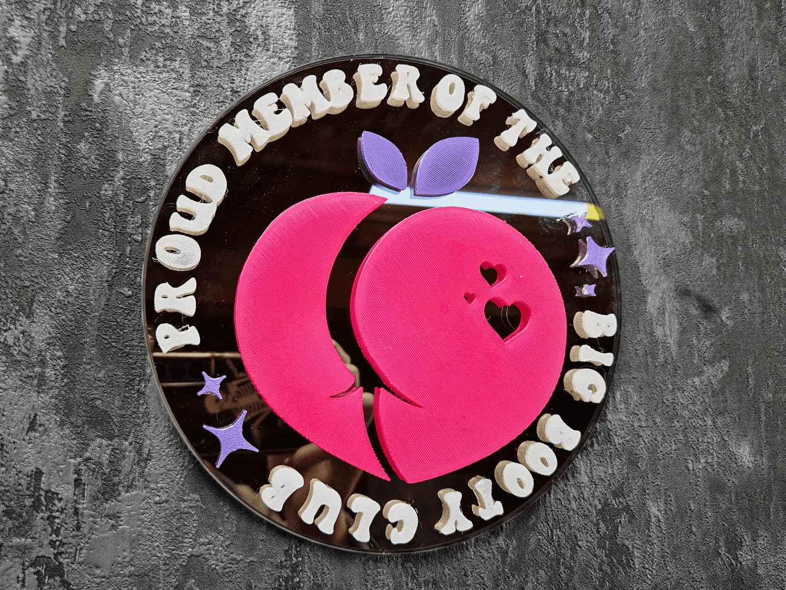 Cheeky Peach Wall Mirror