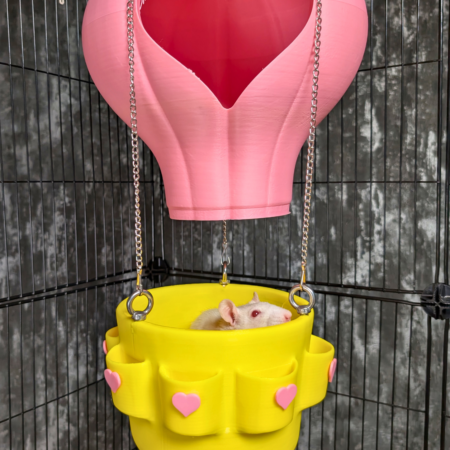 Hot Air Balloon Rat Basket