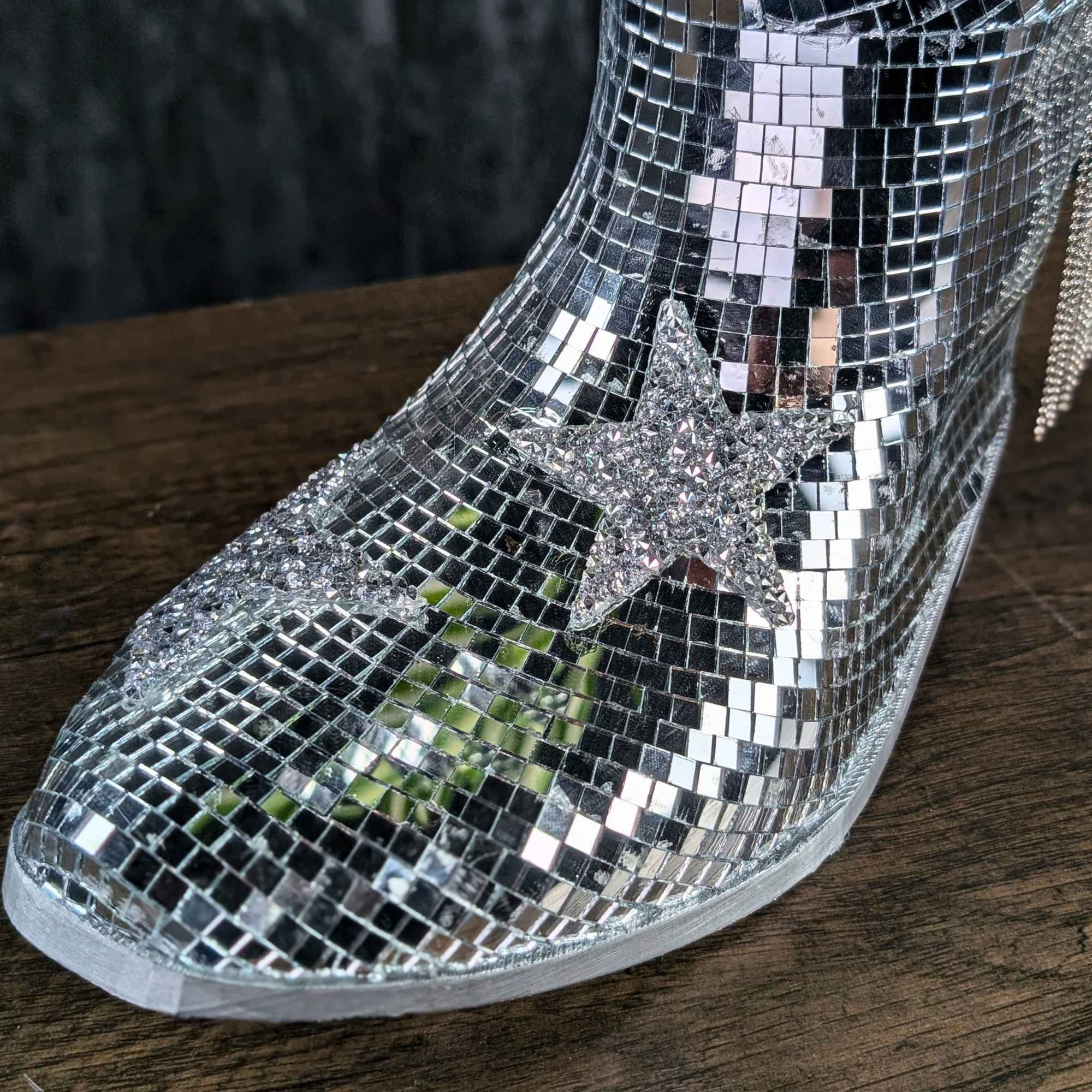 Disco Cowboy Flower Vase