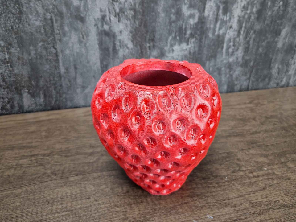 Strawberry & Chocolate Planter displayed alongside complementary pieces