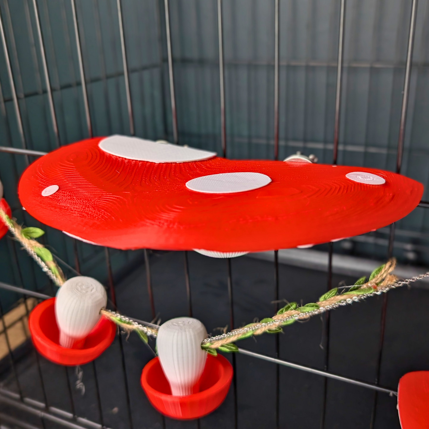 Mushroom Rat Shelf Pair