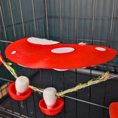 Mushroom Rat Shelf Pair