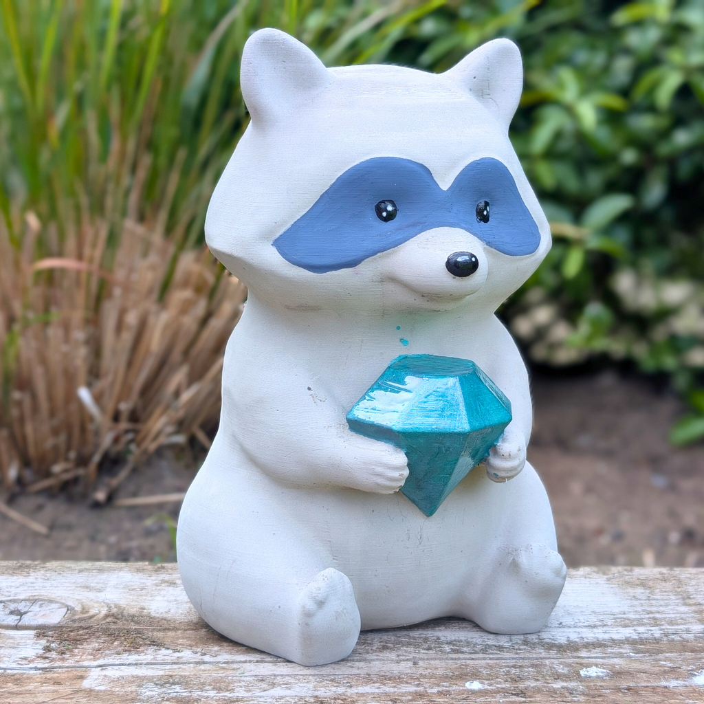 Raccoon Animal Statue