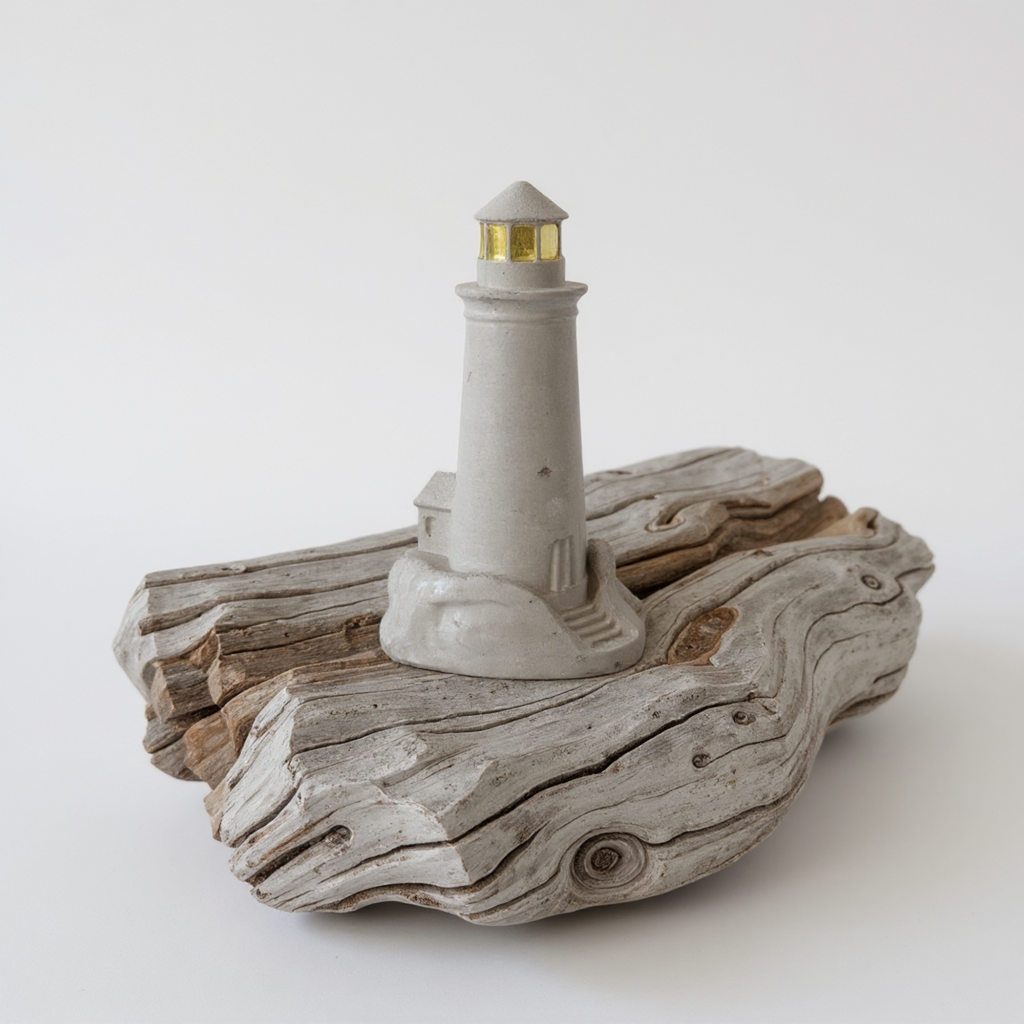 Coastal Lighthouse Statue