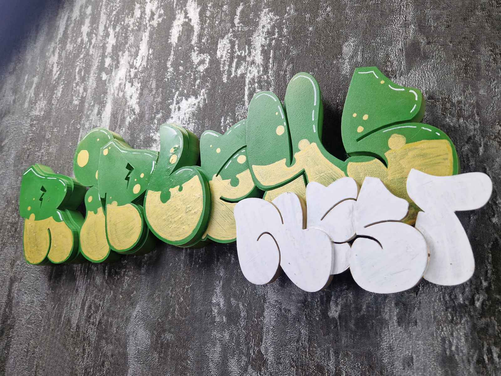 Graffiti Street Art Sign