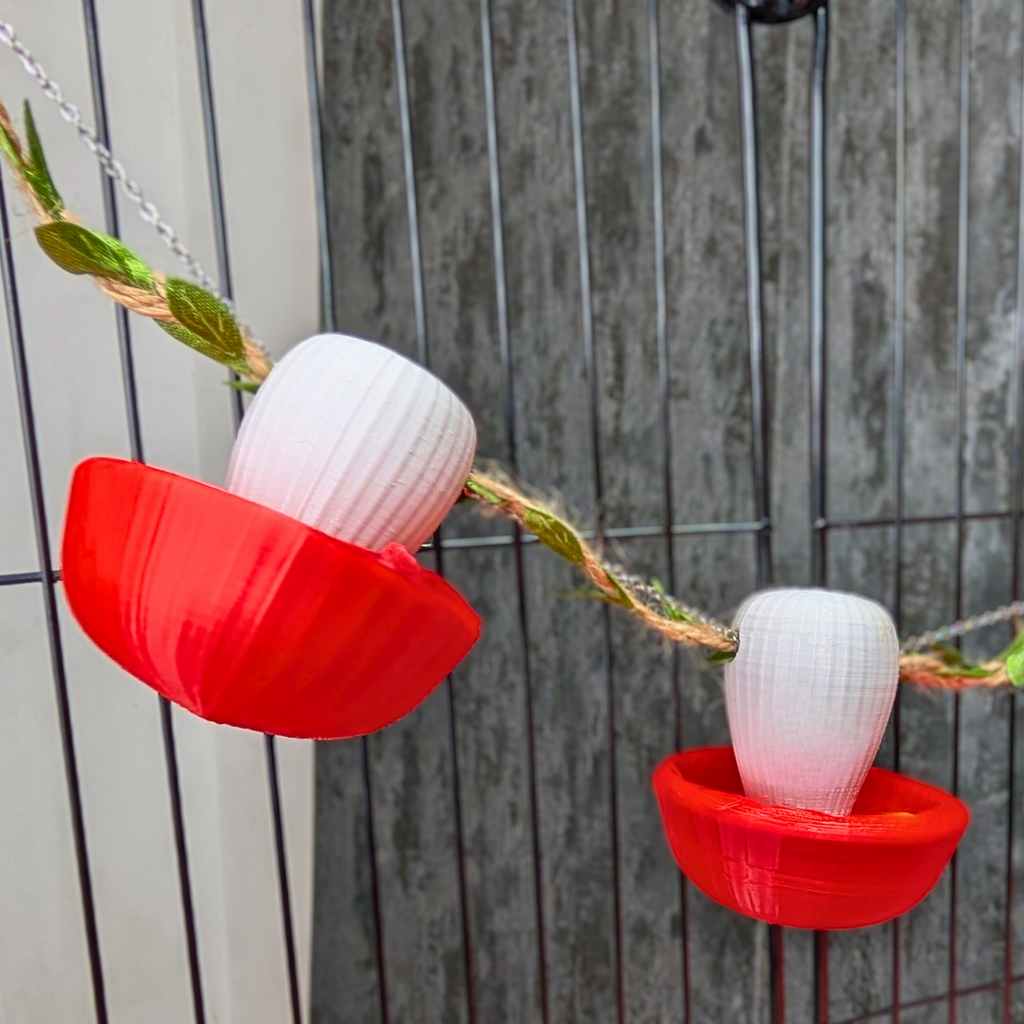 Mushroom Rat Foraging Toy Cups