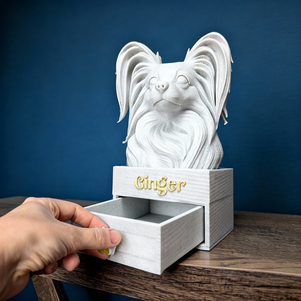 Custom Pet Bust Keepsake Box