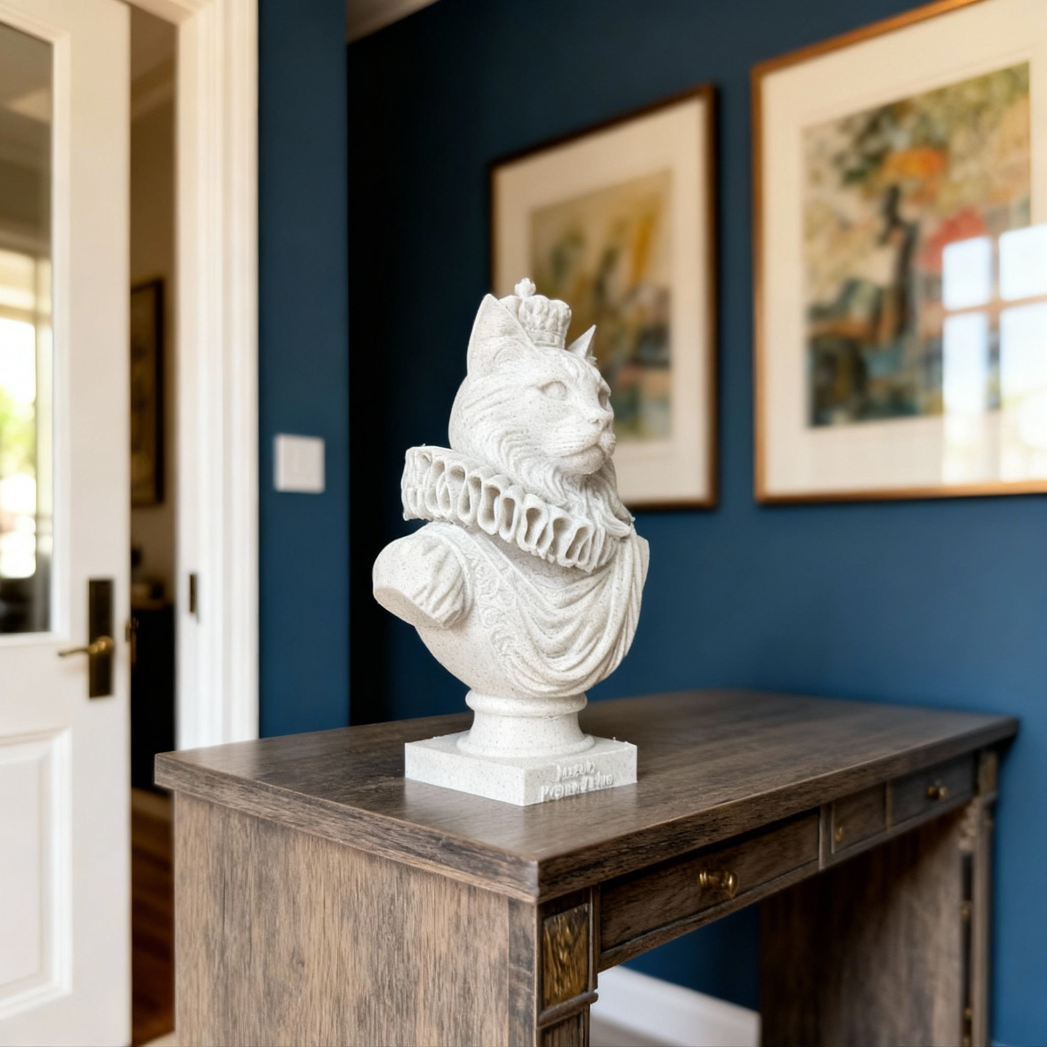 Custom Themed Pet Bust Sculpture