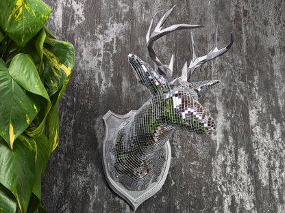 Starlight Stag Mirror Bust