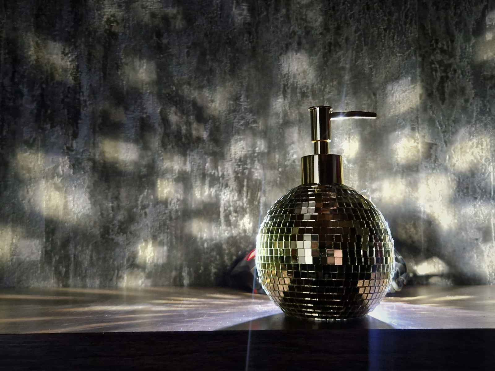 Disco Mirror Soap Dispenser