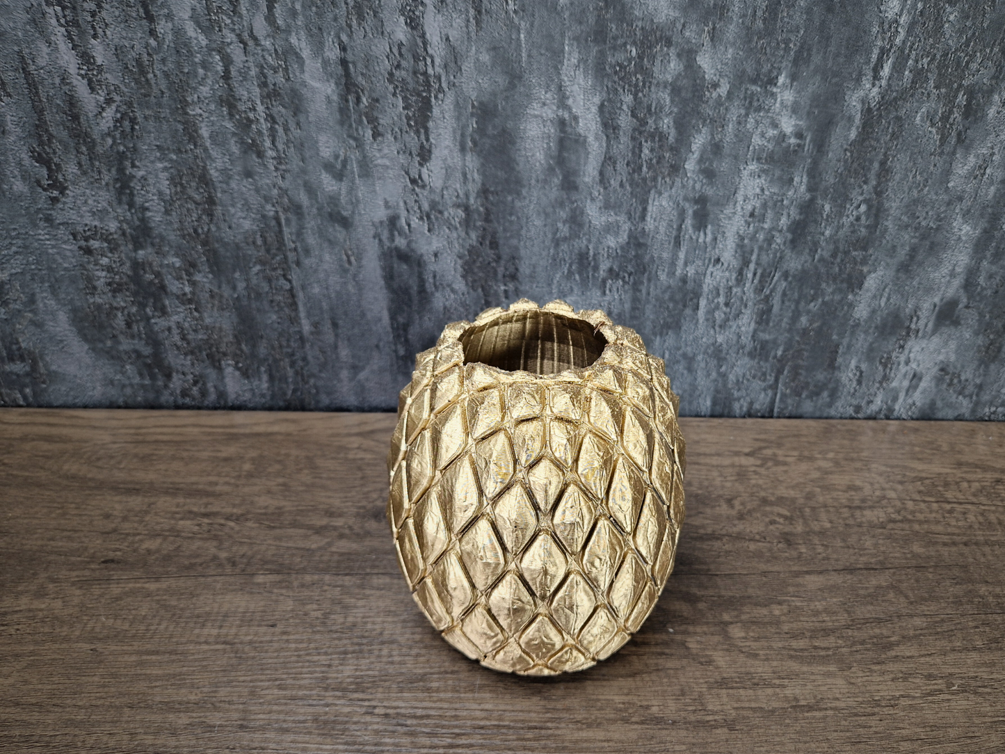 Golden Pineapple Planter