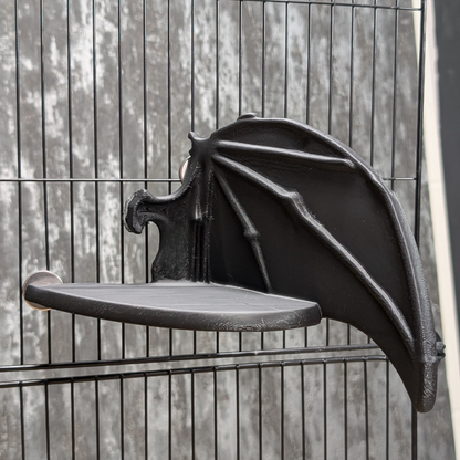 Gothic Bat Wing Rat Cage Shelf Perch