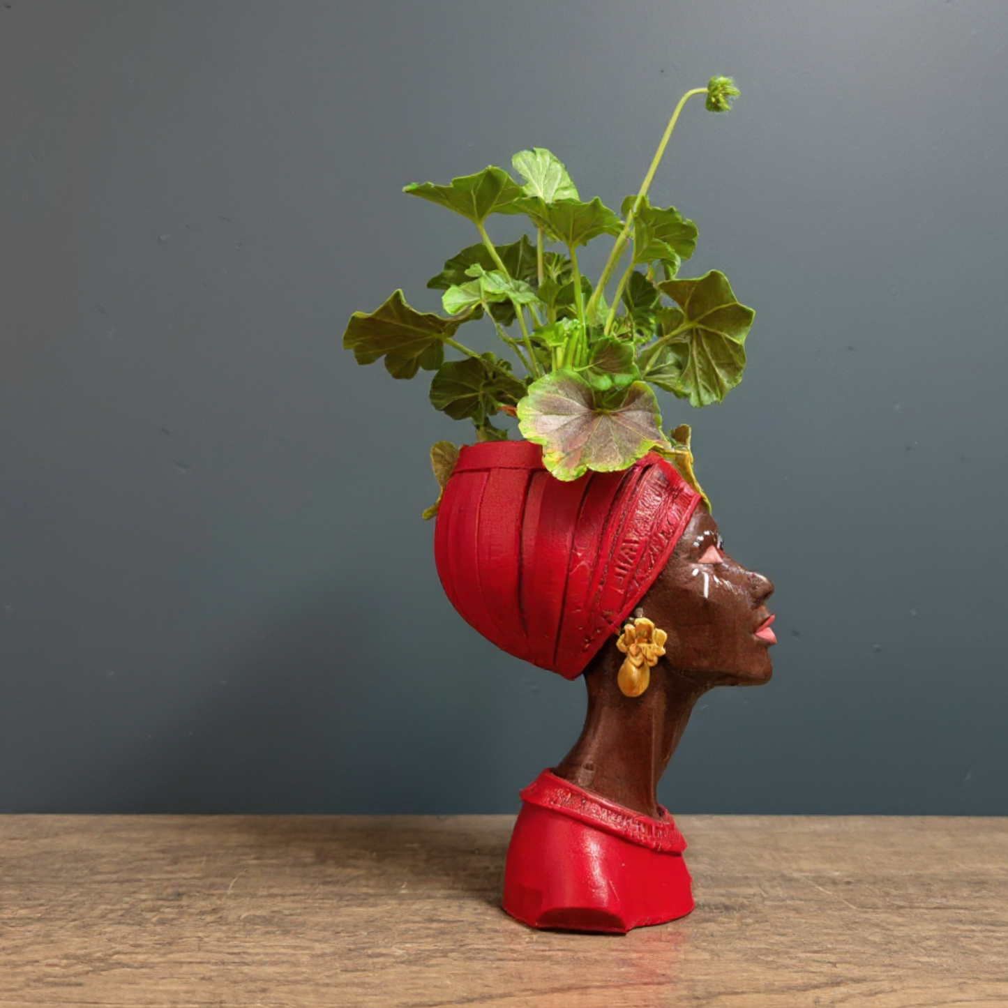Woman Head Planter UK Made
