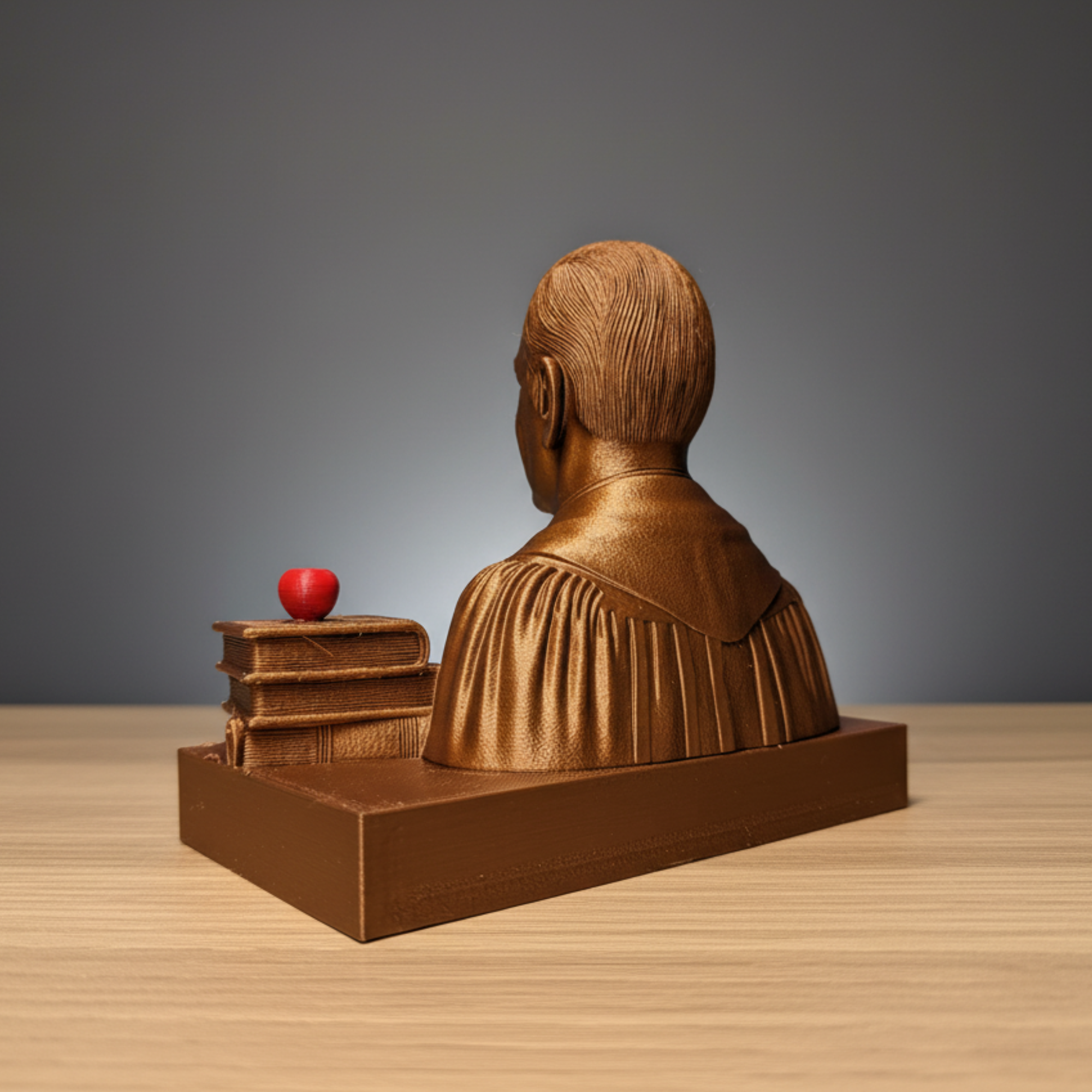 Thank You Teacher Portrait Bust with Engraved Base