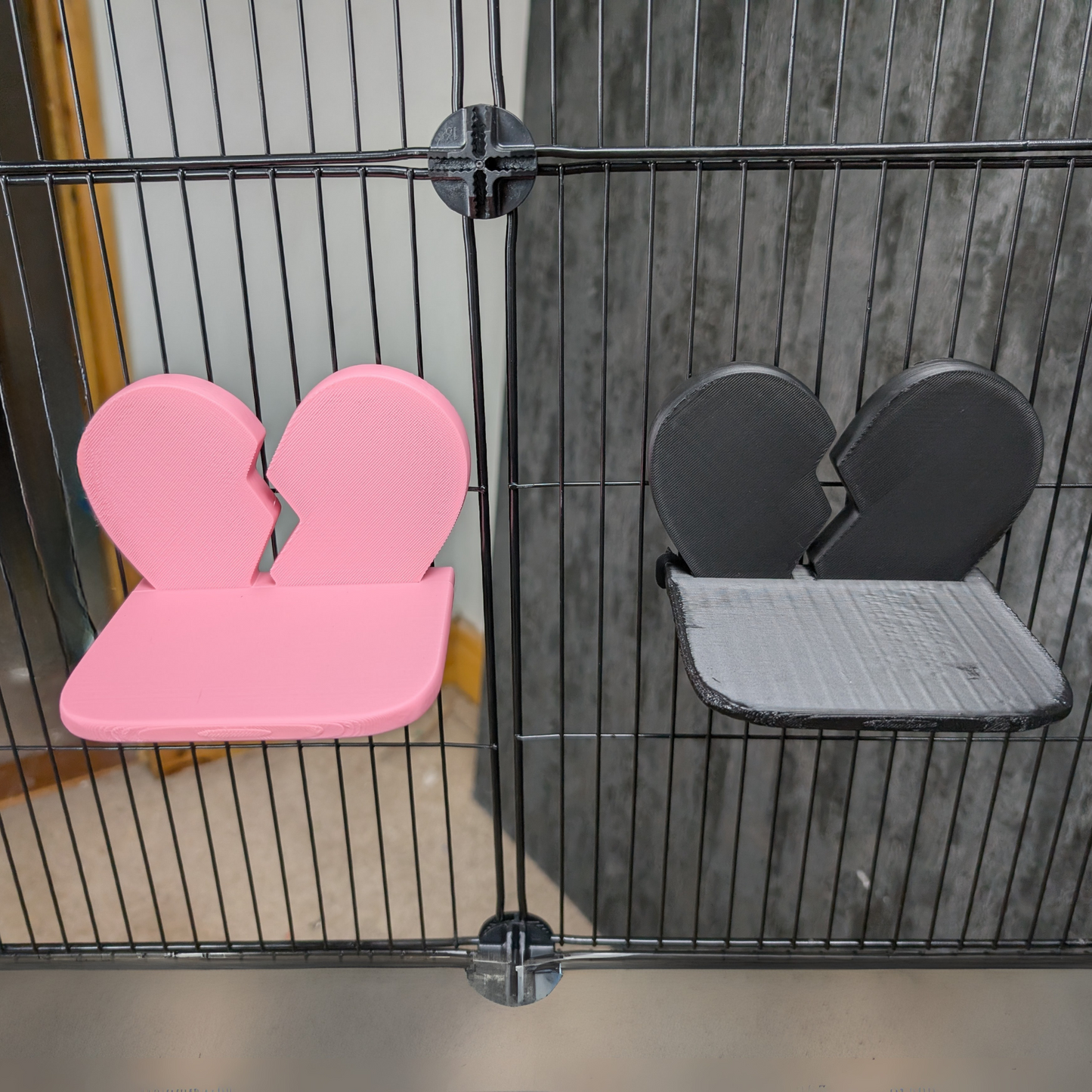 Broken Heart Rat Cage Shelf Set