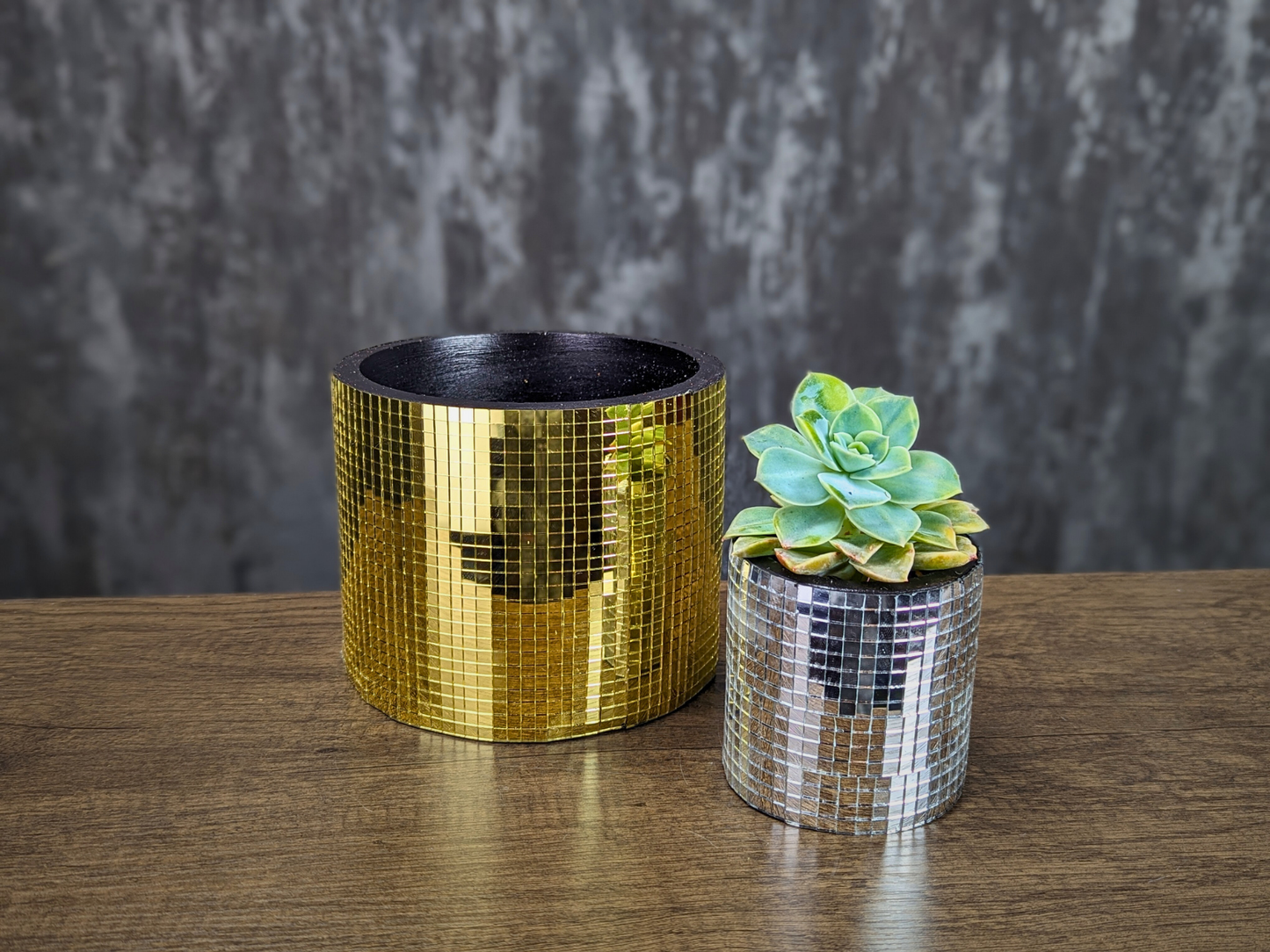 Disco Ball Plant Pot