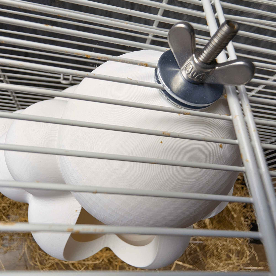 Cloud Hideaway Pet Hammock top-down view