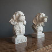 Custom Pet Bust finished pet portrait side view | Ripleys Nest