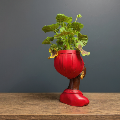 Woman Head Planter UK Made