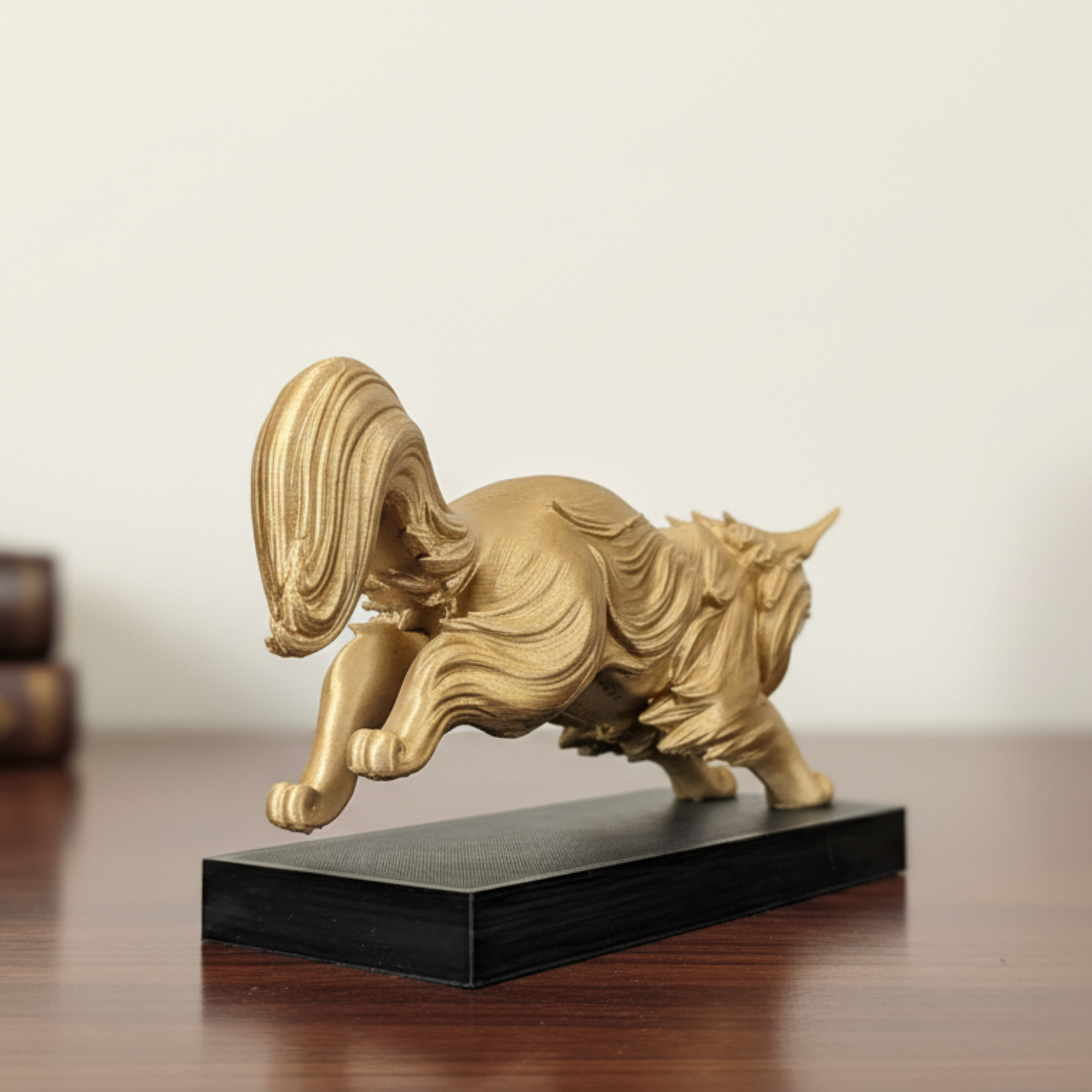 Custom Dynamic Pet Statue with Engraved Base