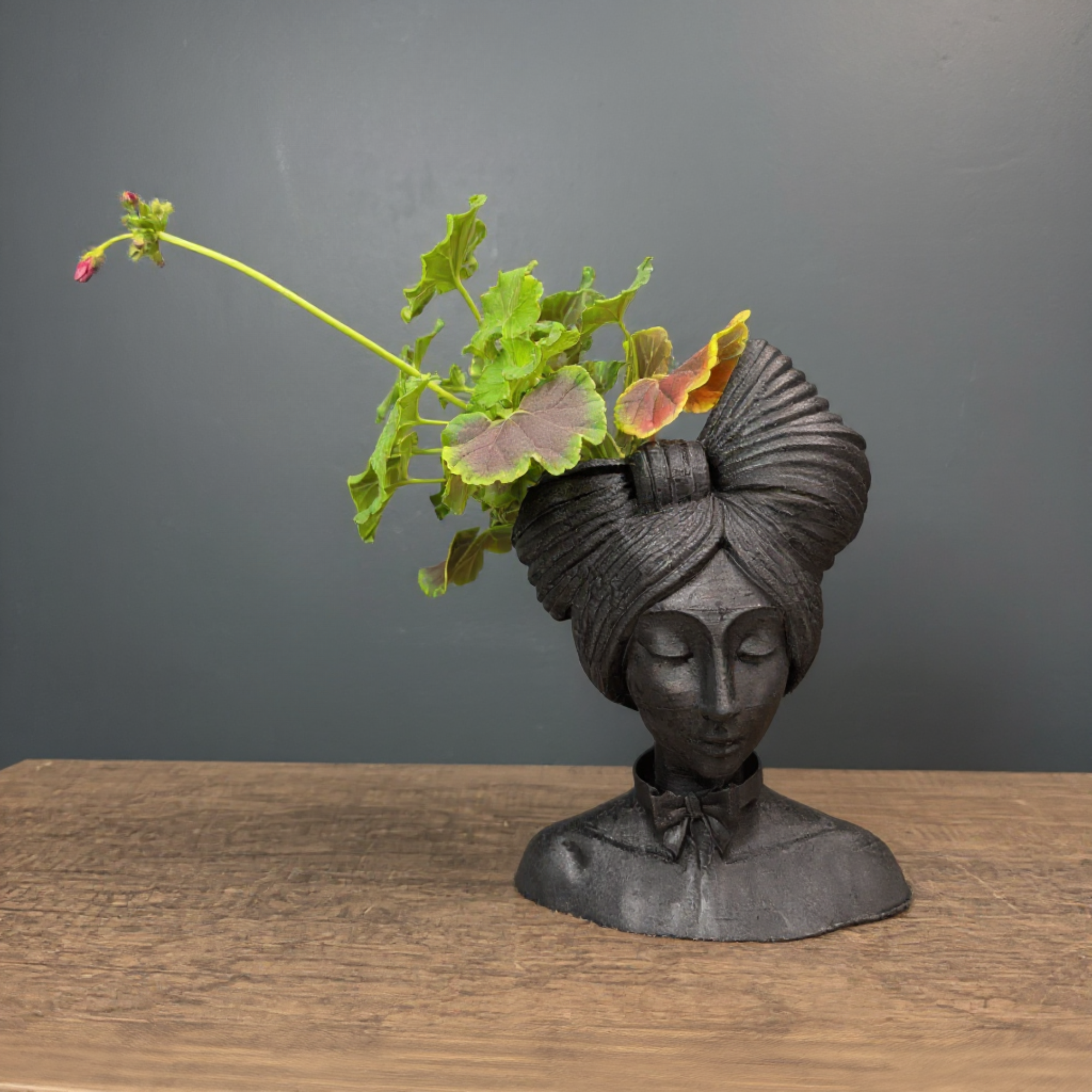 Laila Head Planter & Body Vase | Modern Concrete Sculpture
