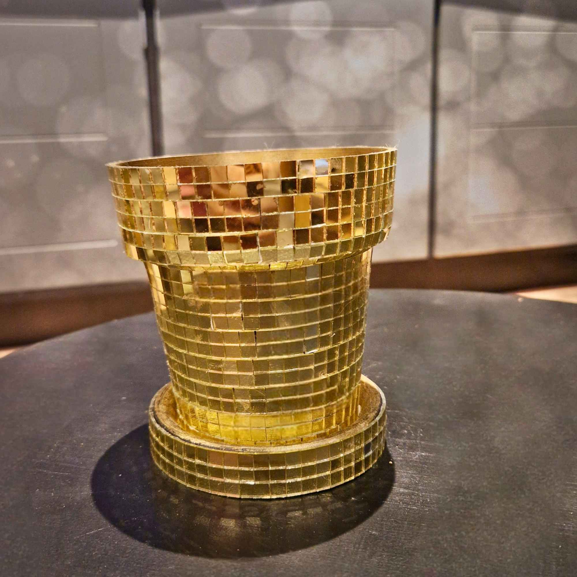 Disco Ball Plant Pot